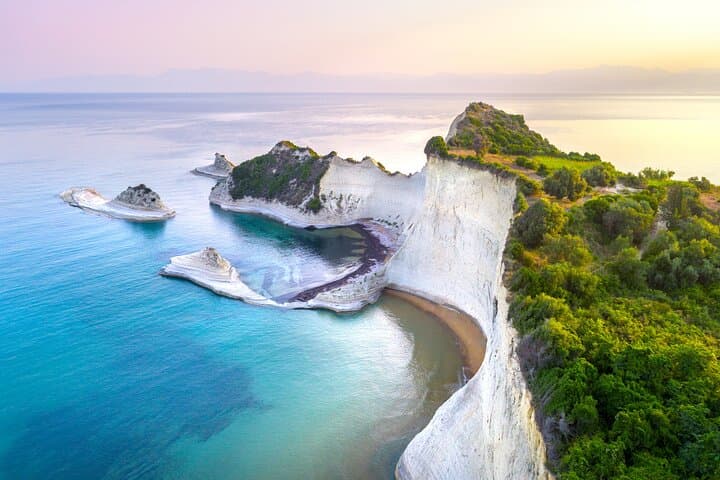 Half-Day Corfu Shore Excursion: Paleokastritsa Caves & Corfu Town
