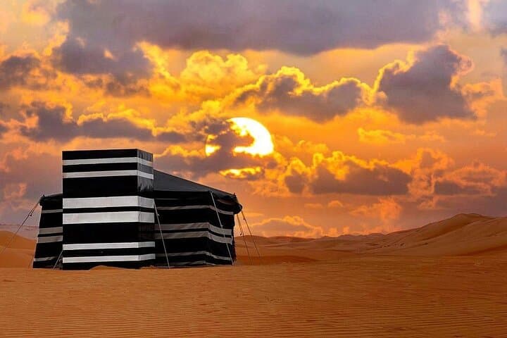 2-Day Wahiba Sands Desert Camping Tour from Muscat — Wadi Shab, Bedouin Camp & Camel Ride