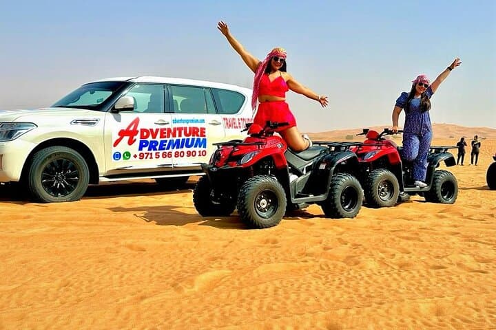 Dubai Desert Sunset Safari: 4x4 Dune Bashing, Quad Bikes, Camel Ride & BBQ photo 2