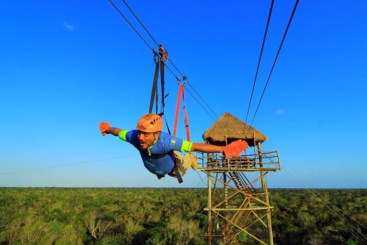 Half-Day Mayan Jungle Adventure: Zipline, Cenote Abseil & ATV Near Cancún photo 3