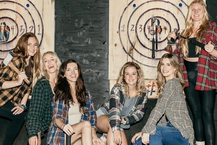 Downtown Nashville Axe Throwing: Private Lane, Coach & Northwoods Bar Experience photo 6
