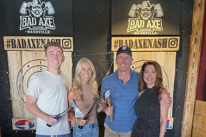 Downtown Nashville Axe Throwing: Private Lane, Coach & Northwoods Bar Experience photo 4