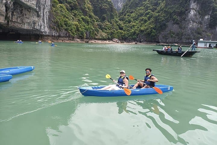 Full-Day Ha Long Bay Cruise: Kayaks, Caves & Titov Beach photo 4