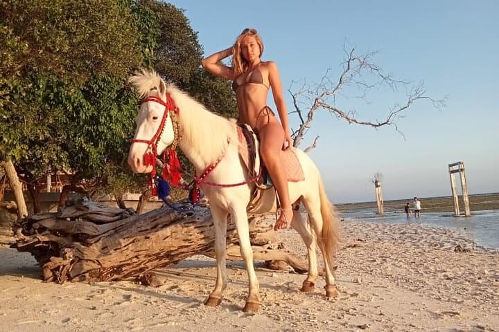 Sunset Horseback Ride on Gili Trawangan Beach