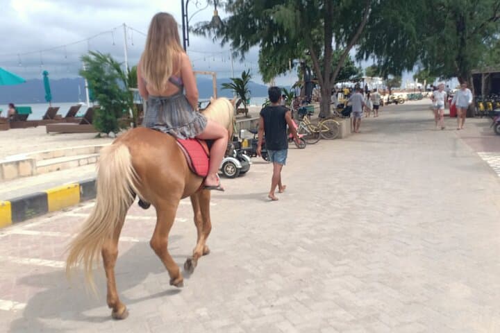 Sunset Horseback Ride on Gili Trawangan Beach photo 4