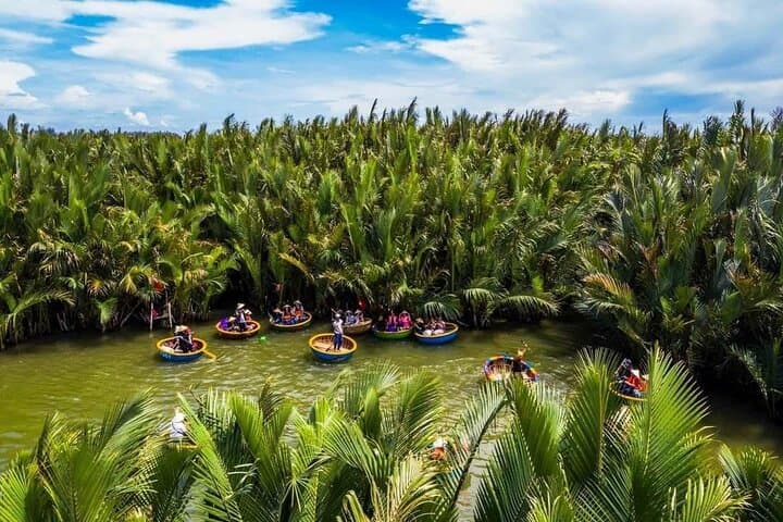Hoi An Coconut Forest Basket-Boat Tour with Lantern & Coffee Class photo 5