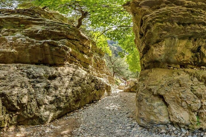 Imbros Gorge Day Hike from Chania — 8 km Gorge Walk & Libyan Sea Swim
