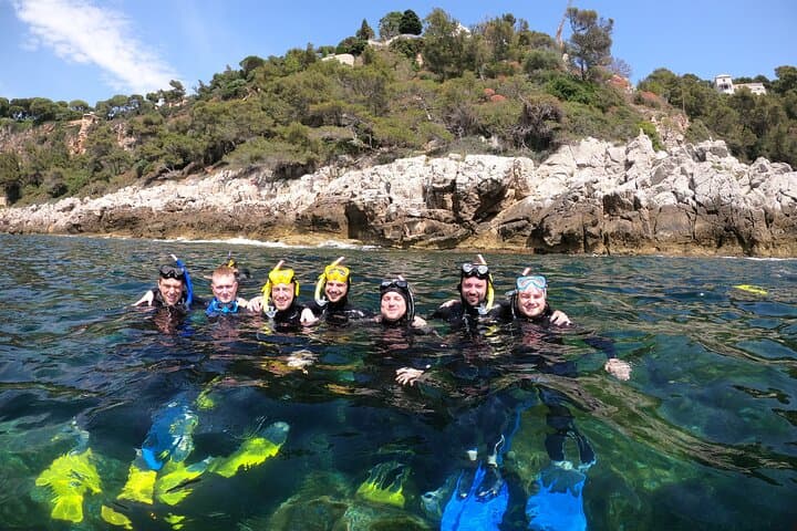 Boat Trip & Guided Snorkeling in Villefranche-sur-Mer from Nice — Marine Life and Shallow Reefs