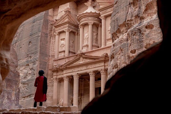 Two-Day Petra & Wadi Rum Odyssey from Jerusalem: Jeep Safari, Glamping & Aqaba Beaches photo 1