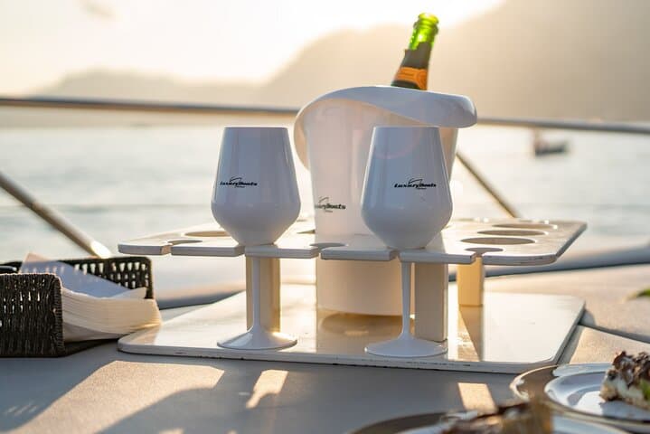 Sunset Private Boat to Capri's Faraglioni from Positano