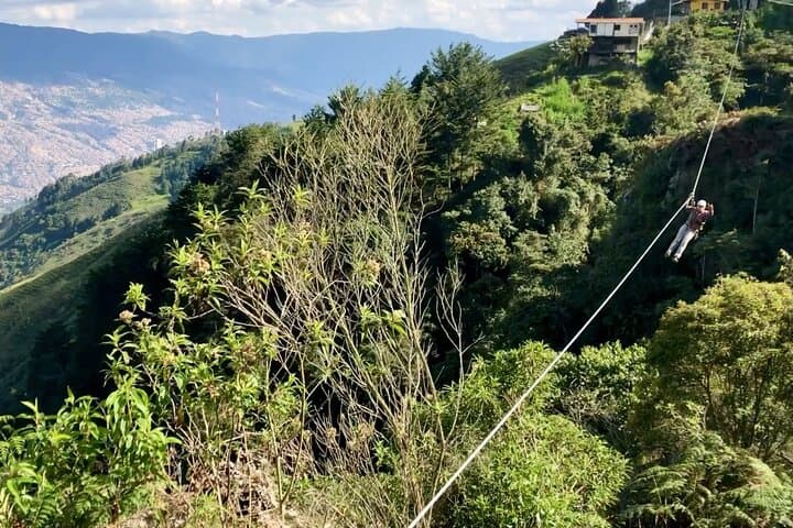 Medellín Zip-Line & Waterfall Climb Adventure: 250m Zipline, River Crossing & 70m Rock Wall photo 2