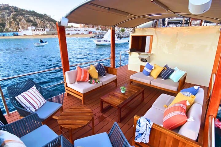 Private Cabo Catamaran: Chill Cruise with SUP, Snorkel & Floating Mat photo 4