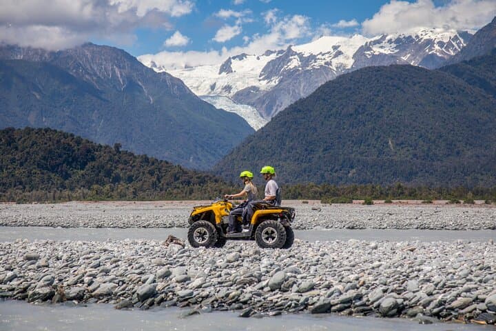 Franz Josef Off-Road Quad Bike Adventure — Rainforest Riverbeds & Glacier Views photo 1