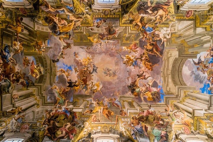 Secret Rome by Golf Cart: Private Tour of Hidden Churches, Ceilings & Squares