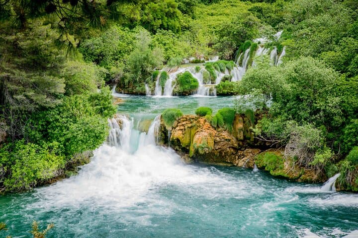 Discover Krka National Park’s Waterfalls and Authentic Dalmatian Wine Tasting: A Private Day Tour from Split