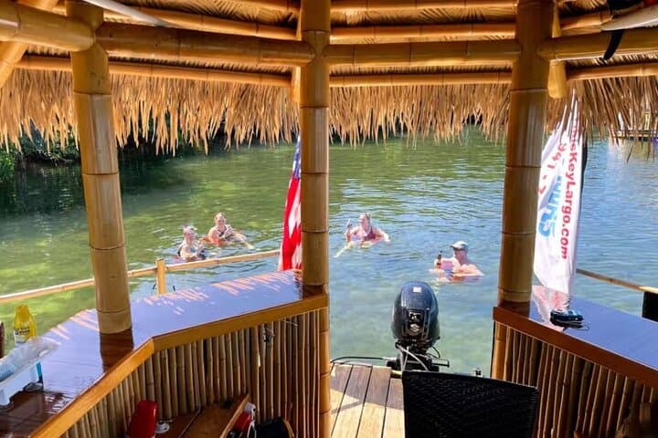 Key Largo Private Tiki Boat Cruise: Floating Tiki Bar & Swim Stop photo 5