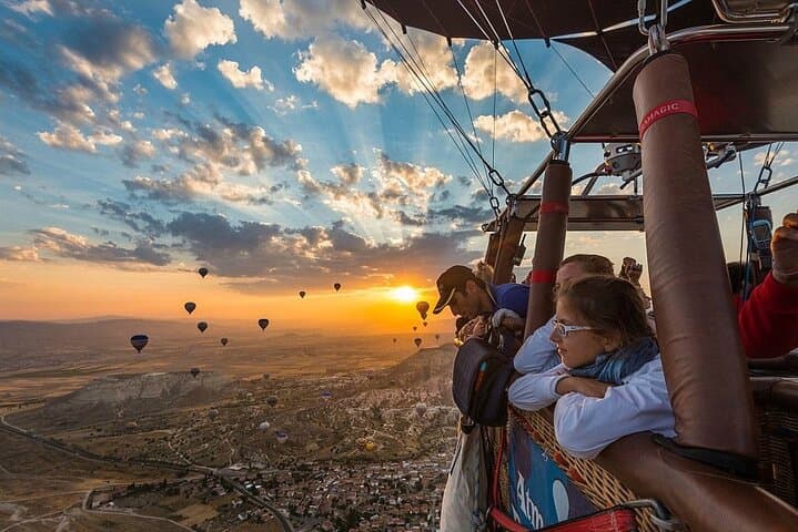 Dawn Hot Air Balloon Flight Over Cappadocia's Fairy Chimneys