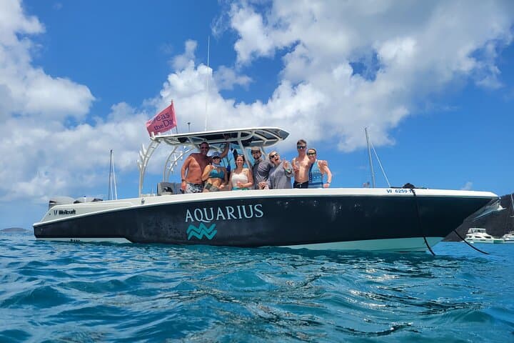 Full-Day BVI Charter Aboard MV Aquarius — St. Thomas to Jost Van Dyke & Beyond