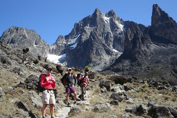 4-Day Mount Kenya Sirimon Route: Climb to Point Lenana via Judmier & Shipton Camps