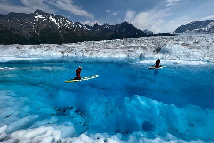 Helicopter Glacier Paddle Boarding on Knik Glacier — Private 3.5‑Hour Adventure