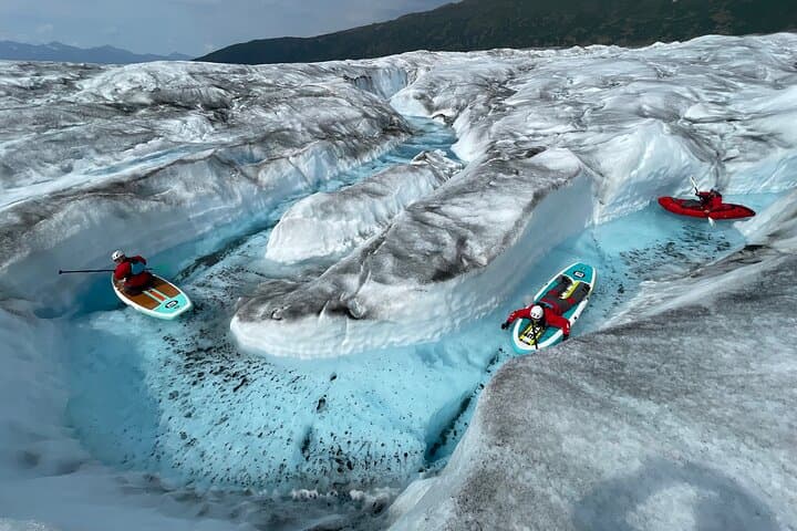 Helicopter Glacier Paddle Boarding on Knik Glacier — Private 3.5‑Hour Adventure photo 3