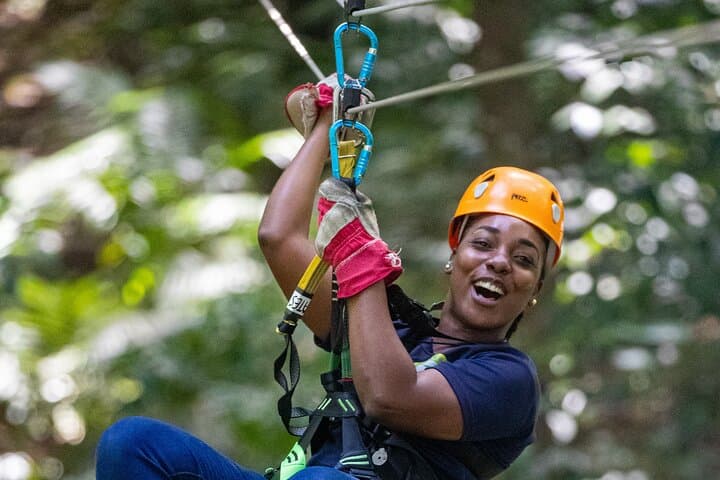 St Lucia Rainforest Canopy Zip Line Adventure at Castries Waterworks Reserve photo 2