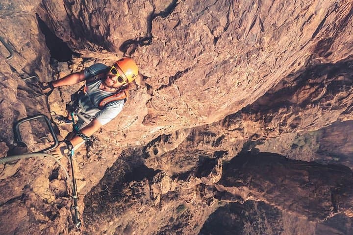 Beginner Via Ferrata Adventure in South Gran Canaria — 4-Hour Cliff Route with Guide photo 3
