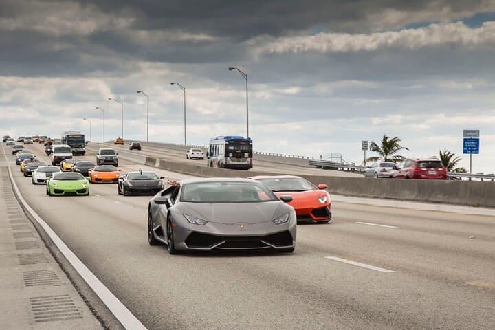 Miami to Islamorada Supercar Rally: 8-Hour Exotic Driving Experience