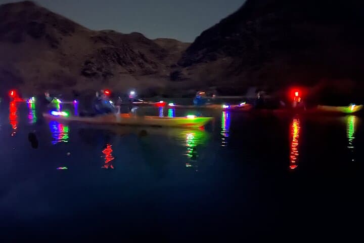 Moonlight Kayak Tour on the Colorado River: Sunset, Neon Kayaks & Stargazing from Willow Beach photo 4