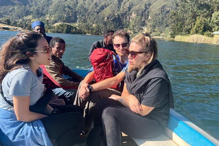 Wenchi Crater Lake Full-Day: Hike, Horseback & Boat to the Island Monastery photo 2
