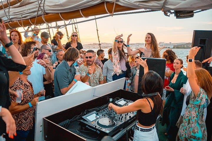 Lisbon Sunset Boat Party on the Tagus — DJ Cruise & Club Entry photo 2