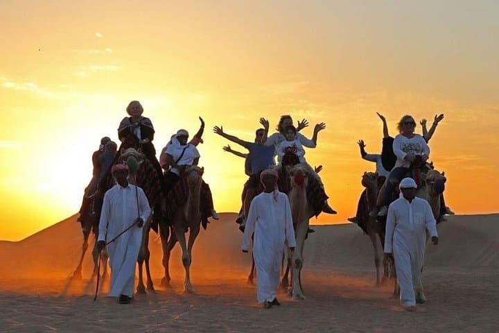 Lehbab Early Morning Desert Safari: Sunrise Dune Bashing & Bedouin Camp Experience photo 1