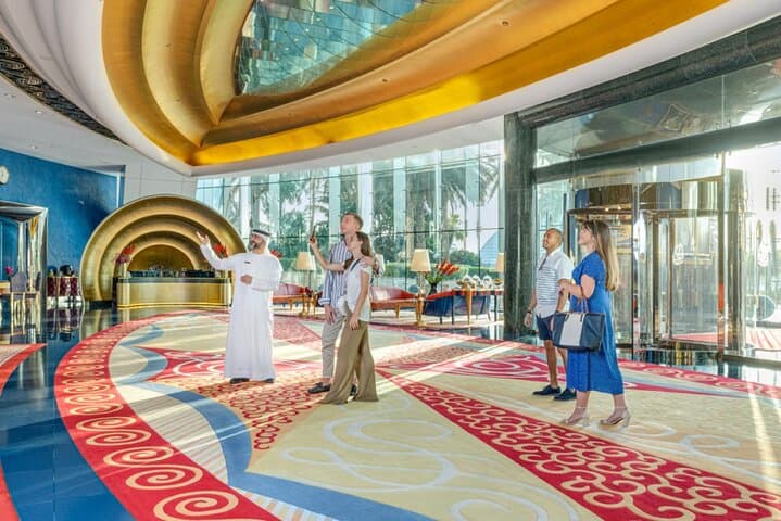 Inside Burj Al Arab: Guided Tour with Gold Cappuccino and Transfer