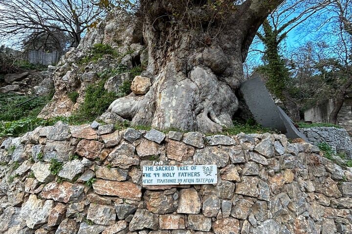 Explore the 99 Holy Fathers Cave and Krios Beach: Paleochora Private Day Tour