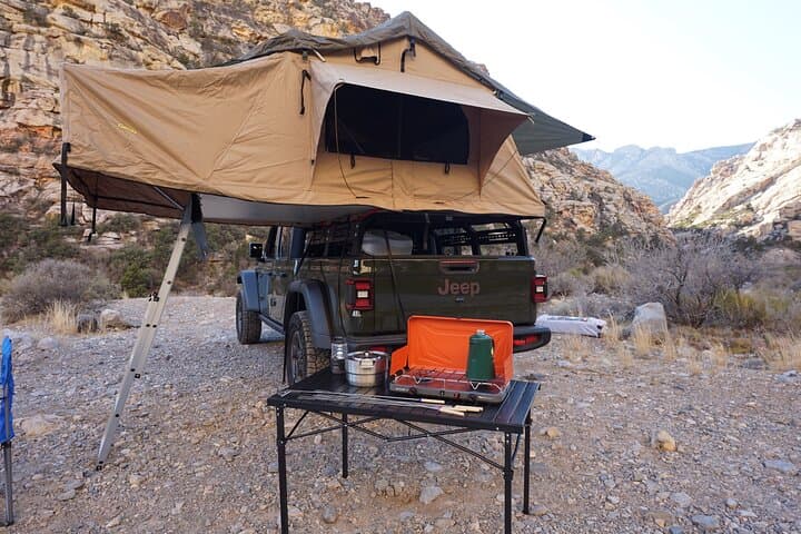 Eldorado Canyon Jeep Overland: Nelson Ghost Town, Techatticup Mine & Riverside Camping photo 3