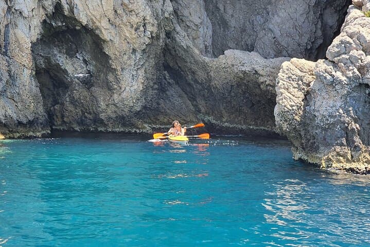 Kayak the Taormina Coast: 2-Hour Paddle to Isola Bella and Grottos photo 2
