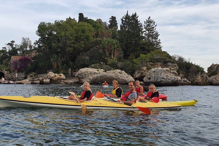 Kayak the Taormina Coast: 2-Hour Paddle to Isola Bella and Grottos photo 3