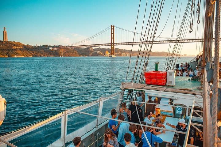 Lisbon Sunset Boat Party on the Tagus — DJ Cruise & Club Entry photo 1