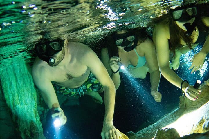 Riviera Maya Private Snorkeling Xpedition: Yal-ku Lagoon, Cenotes & Coral Reef photo 5