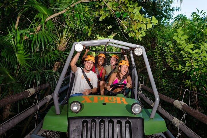 Xplor Park All-Inclusive Adventure: Zip, Swim and Drive Through Riviera Maya Caves photo 1