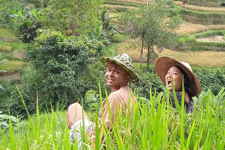 Ubud Temples & Waterfall Private Tour — Tegalalang, Goa Gajah & Suwat