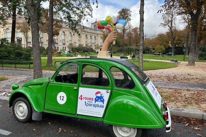 Paris in a 2CV: Private 2-Hour Classic Car Sightseeing Tour photo 6
