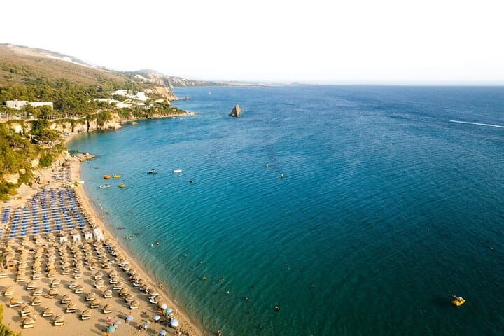 Argostoli Port to Makris Gialos: Half-Day Beach Escape on Kefalonia