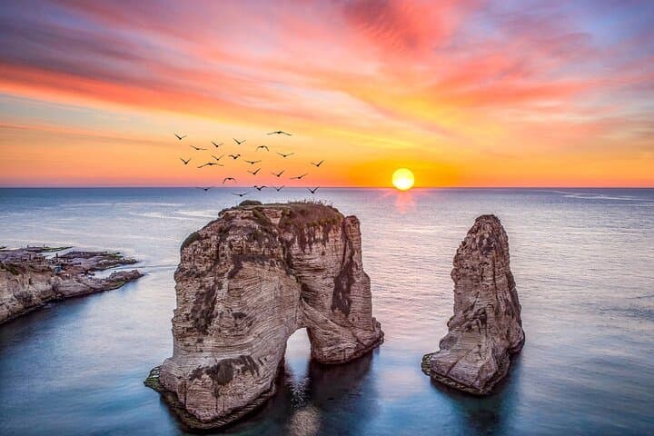 Pigeon Rocks Boat Ride: Raouche Sunset Cruise in Beirut photo 3