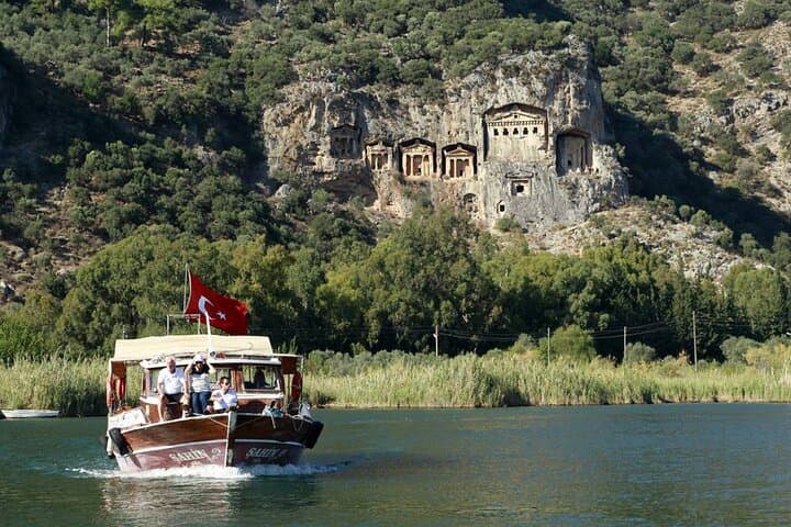 Marmaris to Dalyan Boat Cruise: Mud Baths, Turtle Beach & Lycian Tombs photo 4