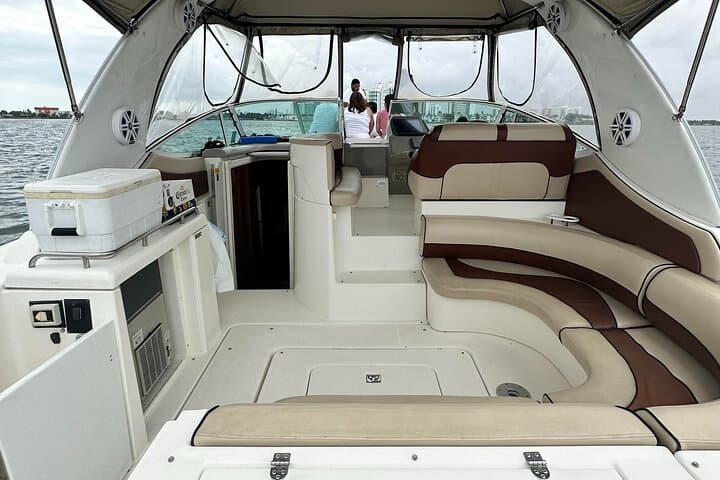 Miami Beach 40ft Yacht Rental: Private 4-Hour Cruiser Charter in Biscayne Bay photo 5