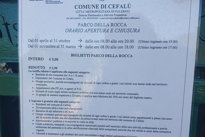Hike La Rocca in Cefalù: Guided Archaeological Trail with Sea Views photo 5