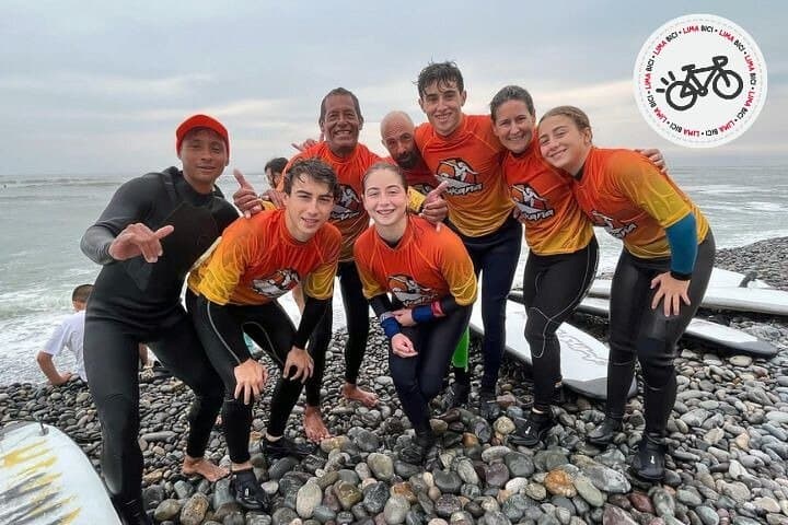 Full-Day Surf Lesson and Bike Rental on Lima’s Pacific Coast photo 2