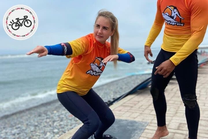 Full-Day Surf Lesson and Bike Rental on Lima’s Pacific Coast photo 3
