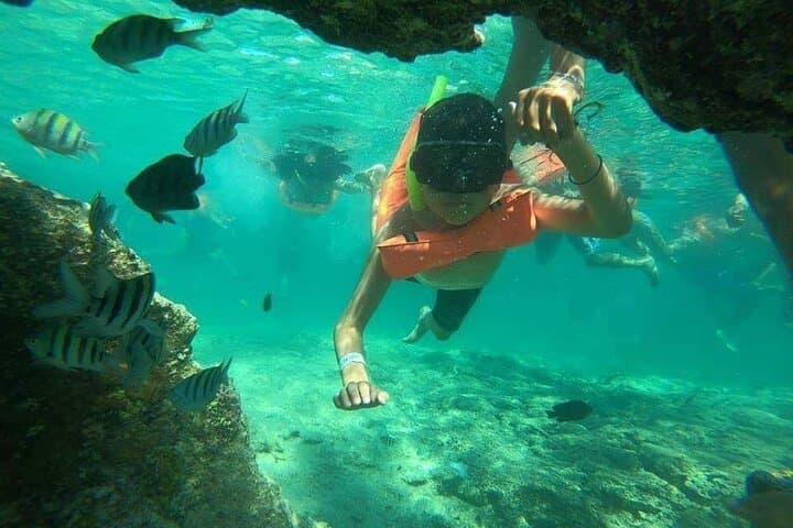 Isla Mujeres Snorkeling & MUSA Underwater Museum Tour — Reef, Sculptures & Beach Club